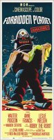 Forbidden Planet Repro Insert Poster 14X36