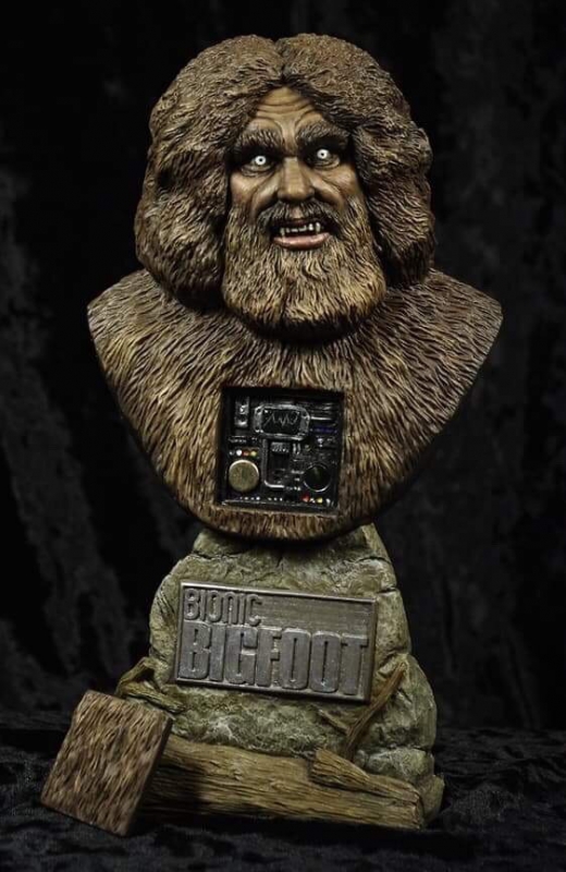 Bionic Bigfoot 1/4 Scale Bust Model Kit - Click Image to Close