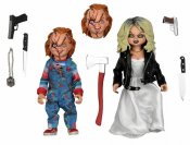 Bride of Chucky Chucky and Tiffany Clothed Figure Two-Pack