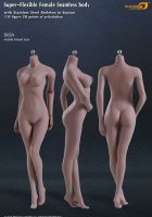 Female Body Super-Flexible Female Seamless 1/6 Scale Body with Stainless Steel Skeleton in Suntan/Medium Breast by Phicen [PL-MB2015-S02A]
