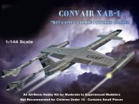 Convair USAF XAB-1 "Beta-1" (1958) Atomic Powered Bomber 1/144 Scale Model Kit