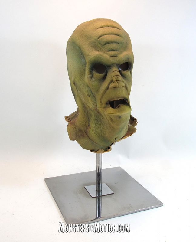 Buckaroo Banzai Green Lectroid Mask Prop Christopher Lloyd John Bigboote - Click Image to Close