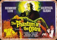 Phantom of the Opera 1962 10" X 14" Metal Sign #3