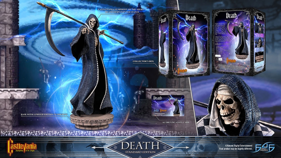 Castlevania Symphony of the Night Death 22 Inch Statue - Click Image to Close