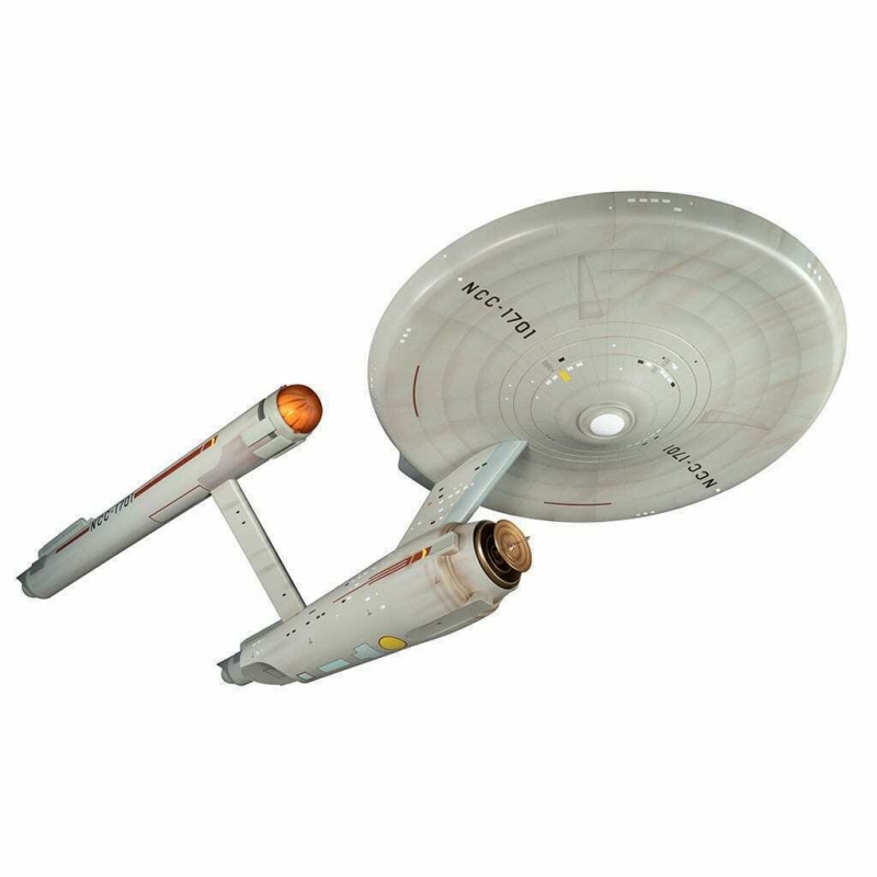 Star Trek TOS USS Enterprise NCC-1701 1/350 Scale Pre-Built Replica LIMITED EDITION by Polar Lights - Click Image to Close