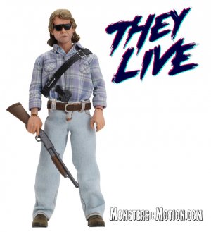 They Live John Nada 8" Figure Rowdy Roddy Piper