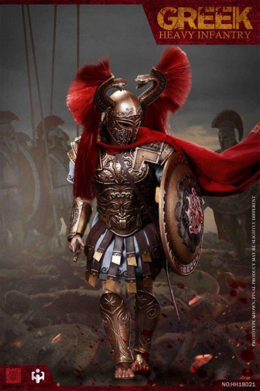 Greek Imperial Army Heavy Infantry 1/6 Scale Figure by HY Toys - Click Image to Close