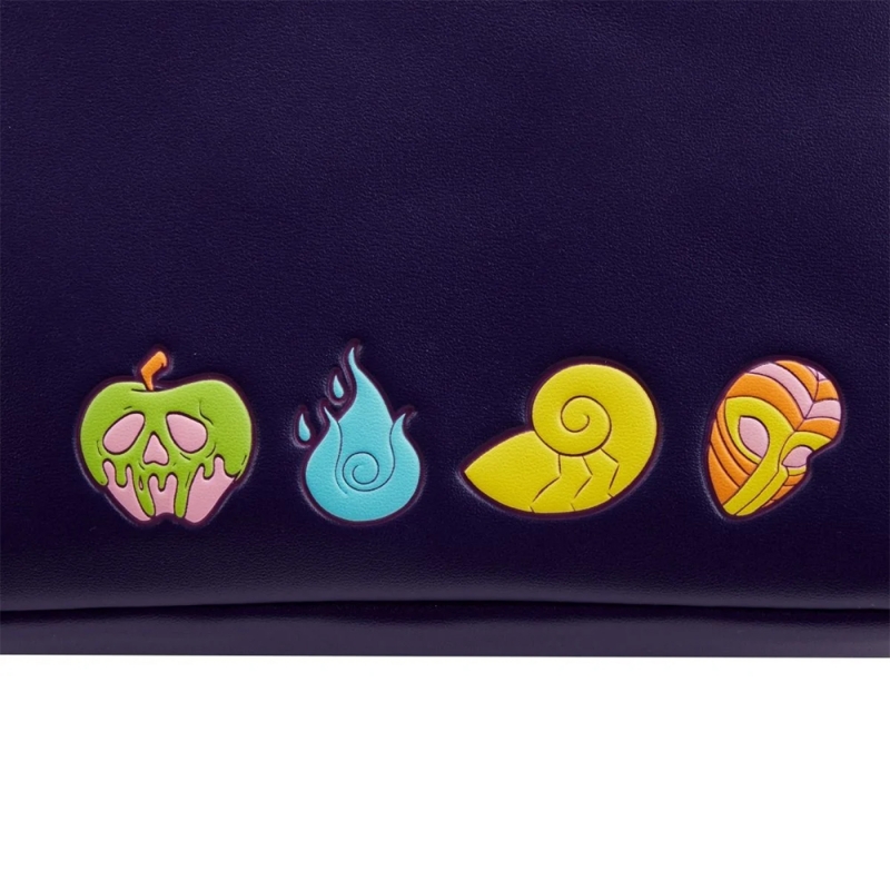 Disney Villians Triple Pocket Glow In The Dark Loungefly Mini Backpack - Click Image to Close