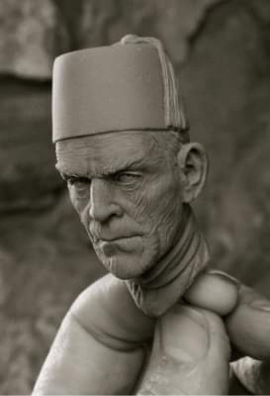 Imhotep Boris Karloff 1/6 Model Kit Jeff Yagher - Click Image to Close