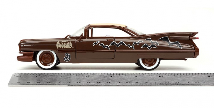 General Mills Hollywood Rides Die-Cast Count Chocula & 1/24 Scale 1959 Cadillac Coupe DeVille - Click Image to Close