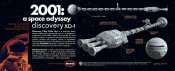 2001: A Space Odyssey Discovery 1/350 Scale Model Kit by Moebius