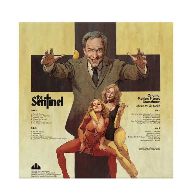 Sentinel Soundtrack Vinyl 2XLP Set Gil Melle - Click Image to Close