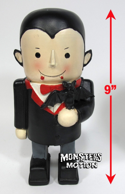 Dracula Vampire 9" Nut Cracker Styled Display Figure - Click Image to Close