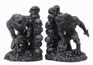 Werewolf 7" Tall Set of 2 Bookends