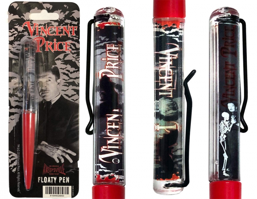 Vincent Price Classic Floaty Pen - Click Image to Close