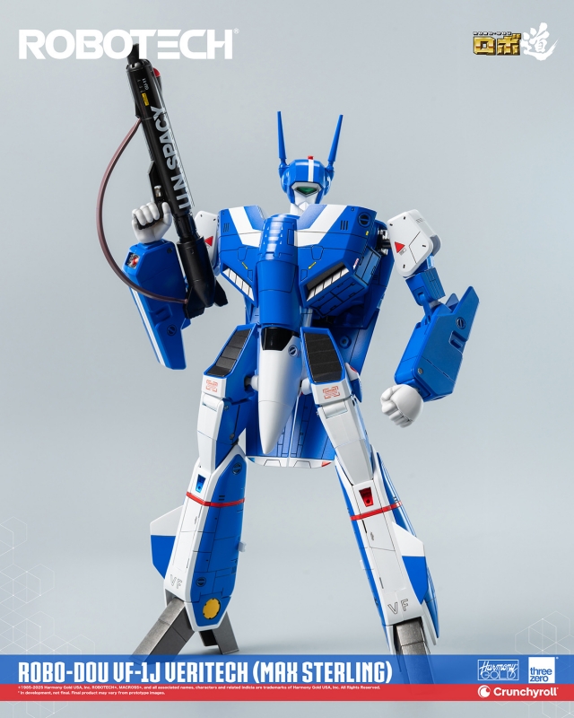 Macross Robotech VF-1J Veritech (Max Sterling) Robo-Dou Transforming Figure by ThreeZero - Click Image to Close