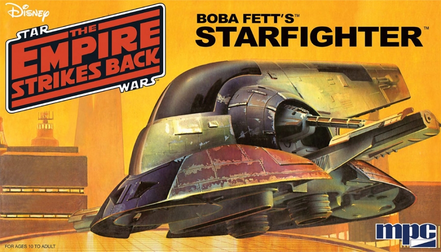 Star Wars The Empire Strikes Back Boba Fett's Starfighter Slave 1 1/72 Scale Model Kit by MPC - Click Image to Close