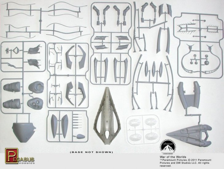 War of the Worlds 2005 Alien Figure model kit 