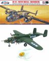 B-25 Mitchell Bomber Flying Dragon 1/64 Scale Model Kit Aurora Reissue