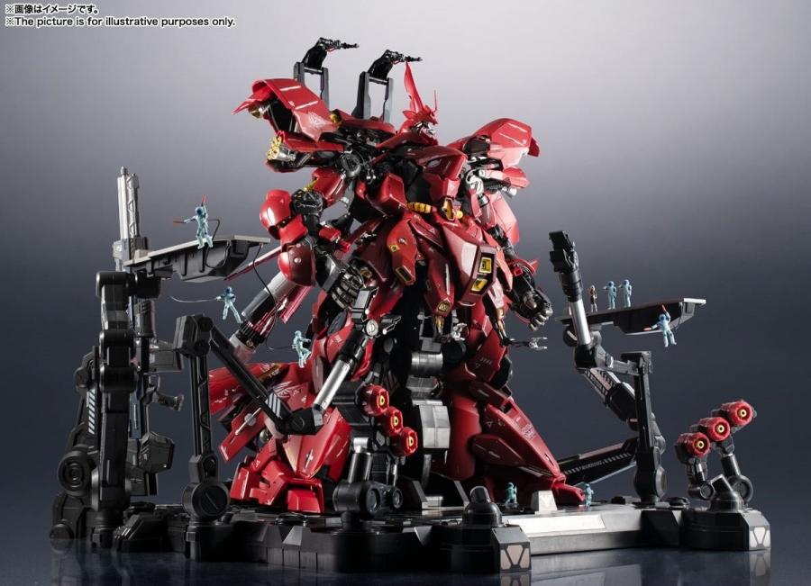 Gundam Char's Counterattack Metal Structure MSN-04 Sazabi 1/60 Scale Figure LIMITED EDITION - Click Image to Close