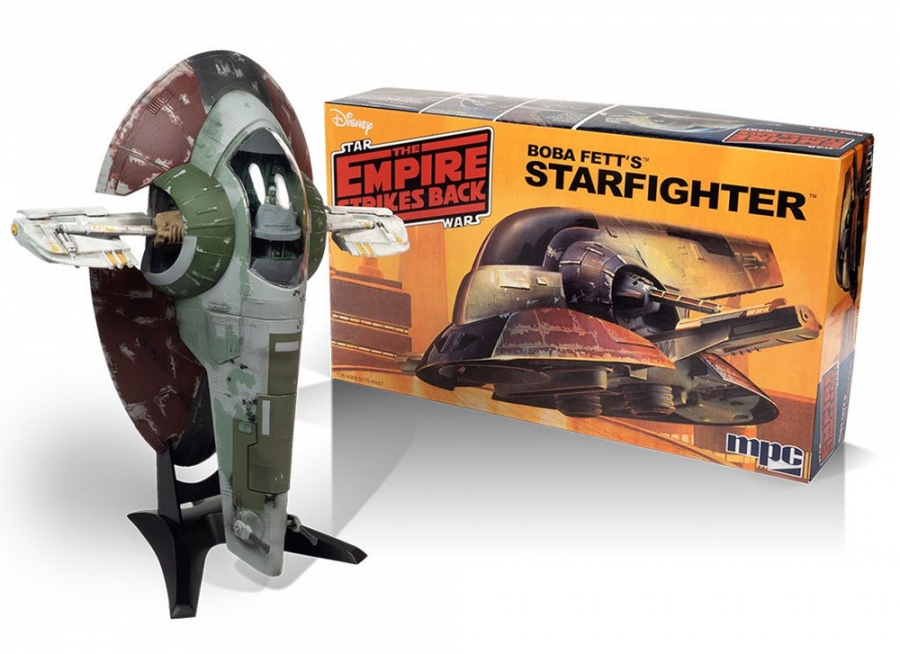 Star Wars The Empire Strikes Back Boba Fett's Starfighter Slave 1 1/72 Scale Model Kit by MPC - Click Image to Close