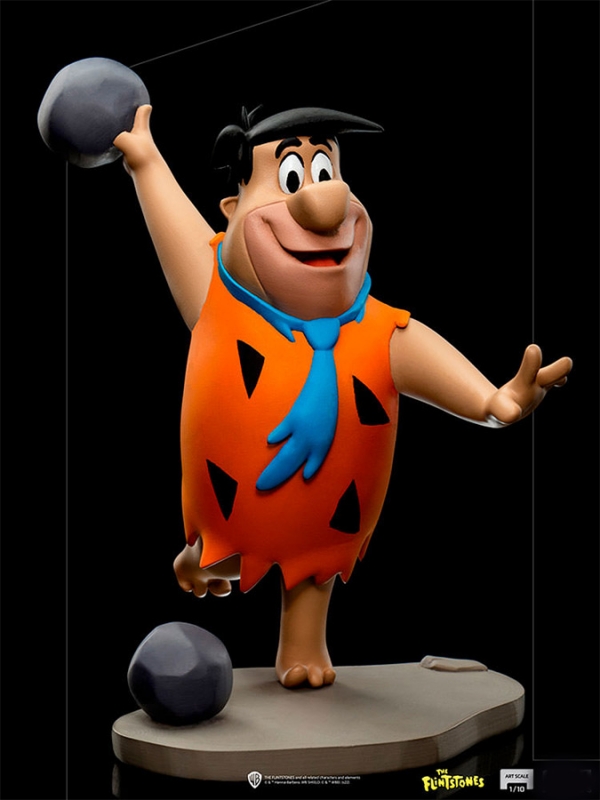 Flintstones Fred 1/10 Scale Statue by Iron Studios - Click Image to Close