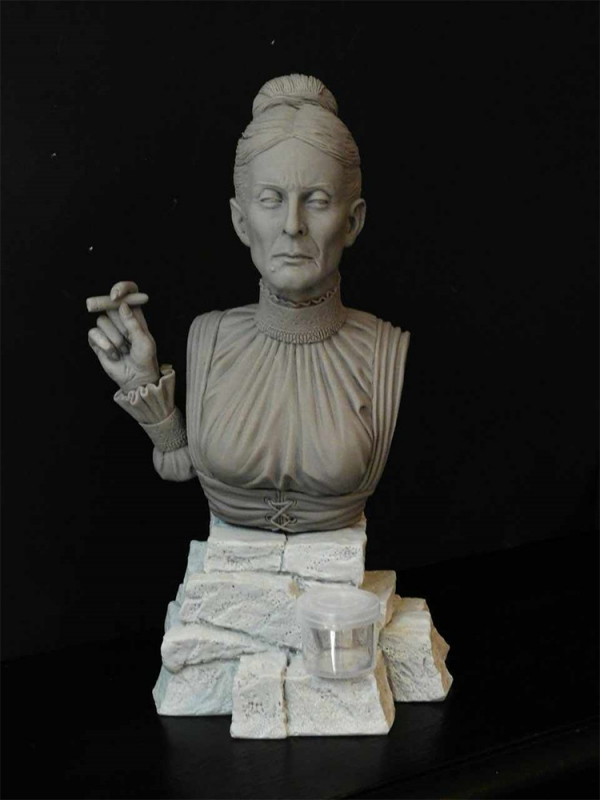 Frau Blucher 1/4 Scale Bust Model Kit By Jeff Yagher - Click Image to Close