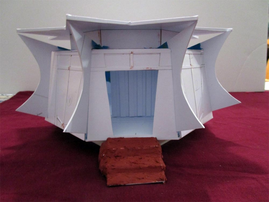 Star Trek TOS Zefram Cochrane's House 1/32 Scale Model Kit - Click Image to Close