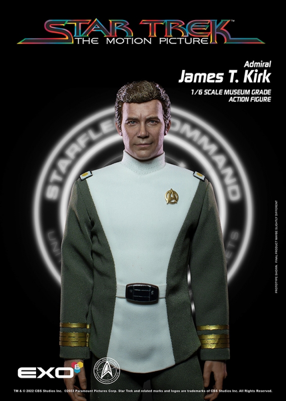 Star Trek The Motion Picture Admiral James T. Kirk 1/6 Scale Figure by EXO6 - Click Image to Close