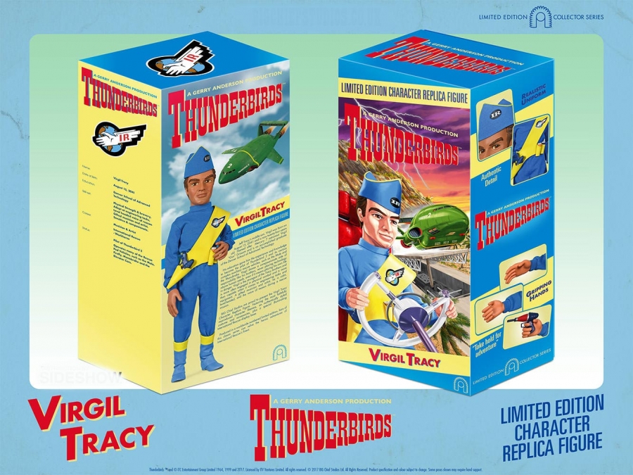 Thunderbirds Virgil Tracy 1/6 Scale Character Replica Figure LIMITED EDITION - Click Image to Close