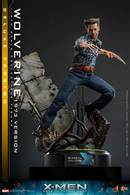 Wolverine 1973 Version Deluxe 1/6 Scale Figure by Hot Toys - Click Image to Close