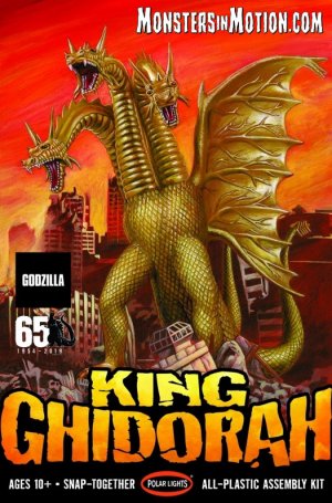 Godzilla King Ghidorah 1/350 Scale Aurora Model Kit Re-Issue by Polar Lights