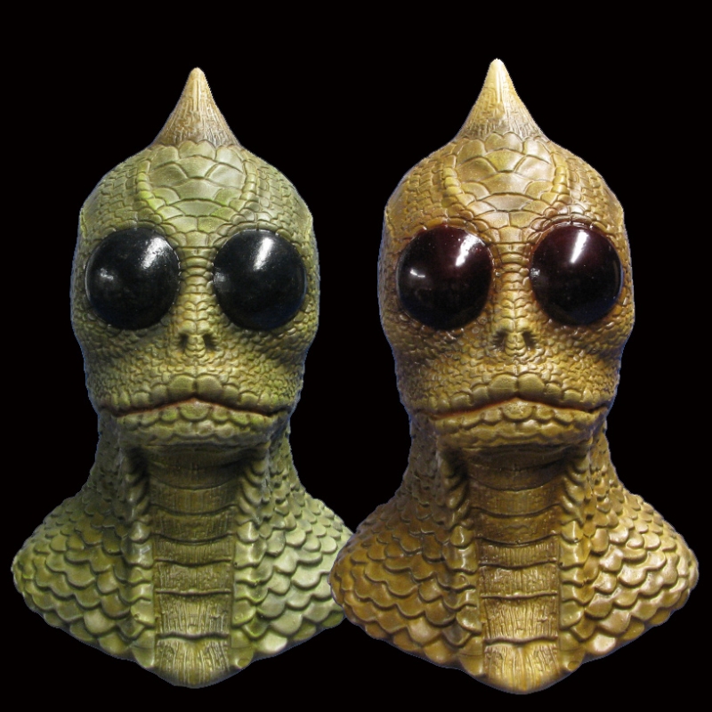 Land of the Lost Sleestak Mini Bust Model Kit Unpainted - Click Image to Close