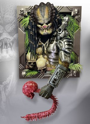 Predator 1987 Life Size Wall Sculpture