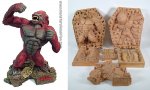 Primal Rage Gorilla Positive Hard Copy Used To Create Molds for Model Kit