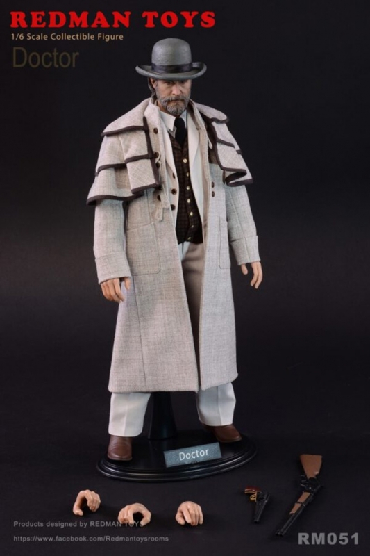 Django Doc Dr. King Schultz 1/6 Scale Figure by Redman - Click Image to Close