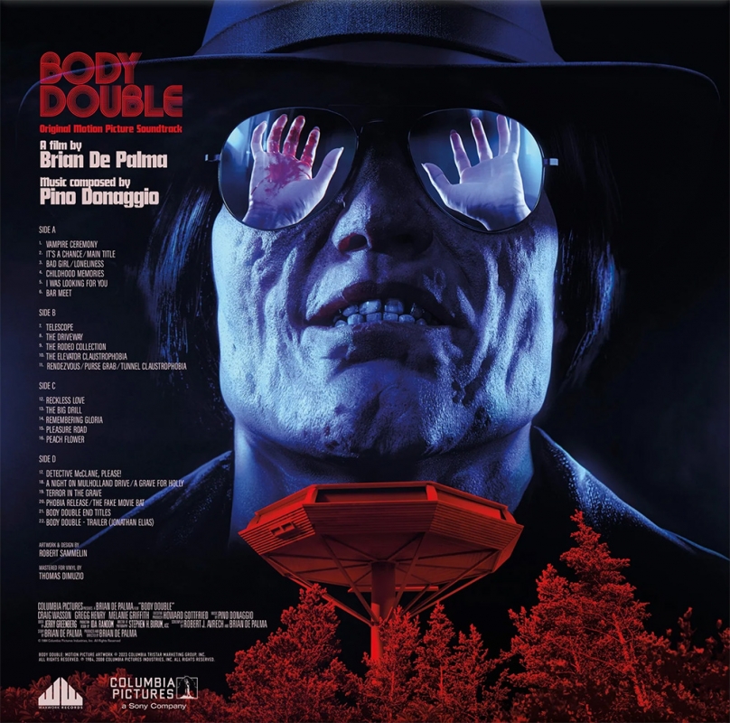 Body Double 1984 Soundtrack Vinyl LP 2 Disc Set Pino Donaggio - Click Image to Close