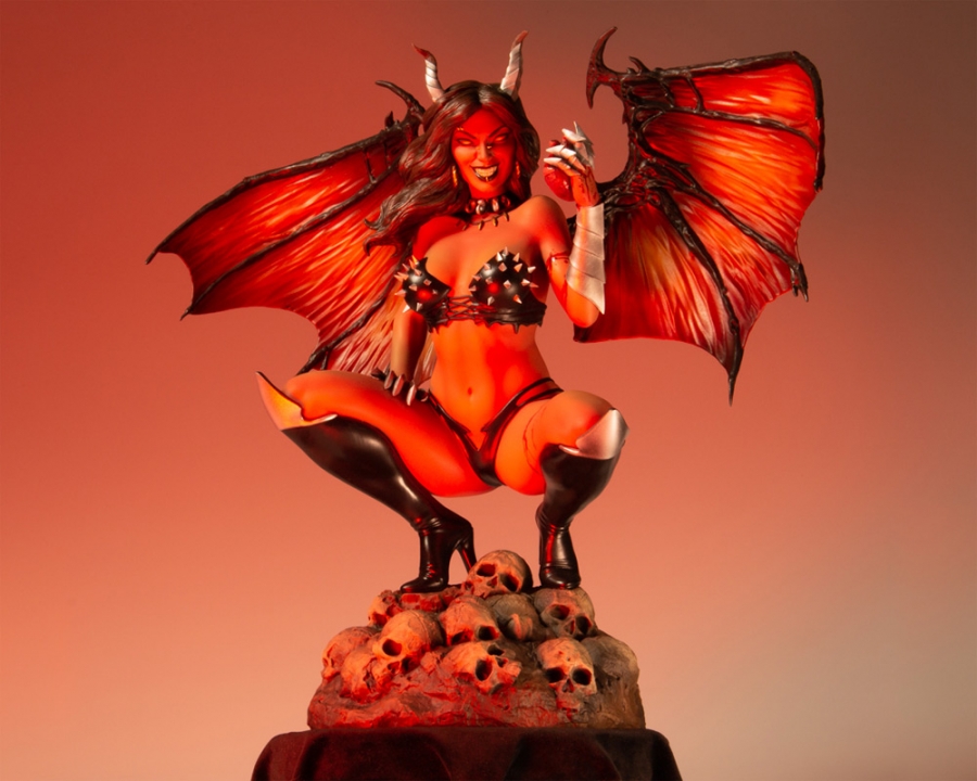 Hellwitch 1/5 Scale Resin Model Kit by Quarantine - Click Image to Close