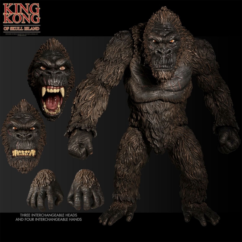 King Kong Skull Island 18" Tall Figure by Mezco - Click Image to Close