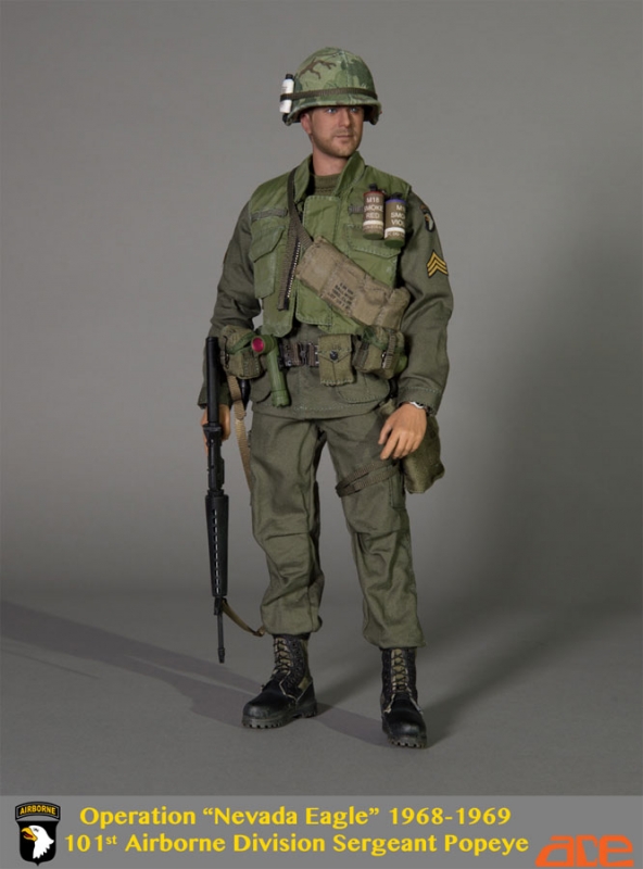 US Army Soldier Operation Nevada Eagle 101st Airborne Division 1/6 Scale Figure - Click Image to Close