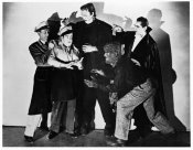 A.C. Meet Frank Aurora Monster Scenes Scale Production Photo 5 Figure BUILT and PAINTED Display