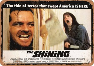 Shining, The Movie 1980 10" x 14" Metal Sign