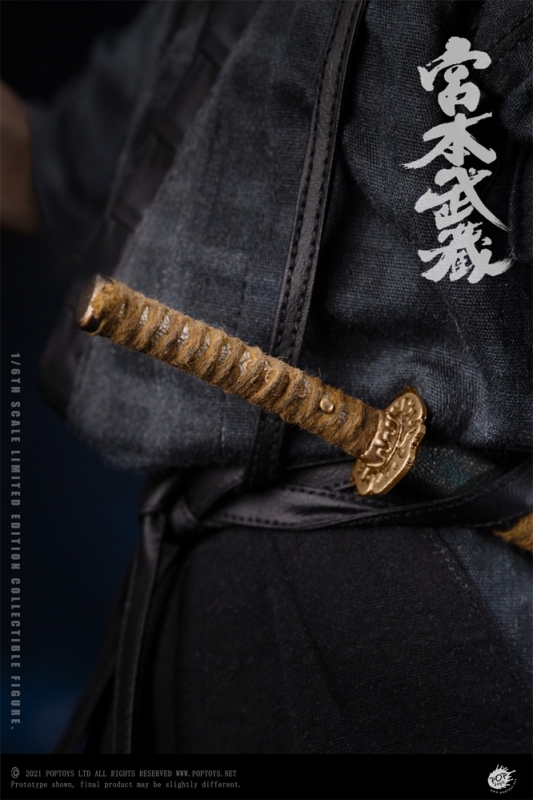 Samurai Miyamoto Musashi 1/6 Scale Figure by POP Toys Hiroyuki Sanada - Click Image to Close