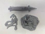 Atragon Submarine with Serpent Mini Model Kit