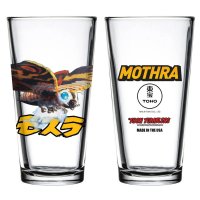 Godzilla Mothra Toon Tumbler Pint Glass