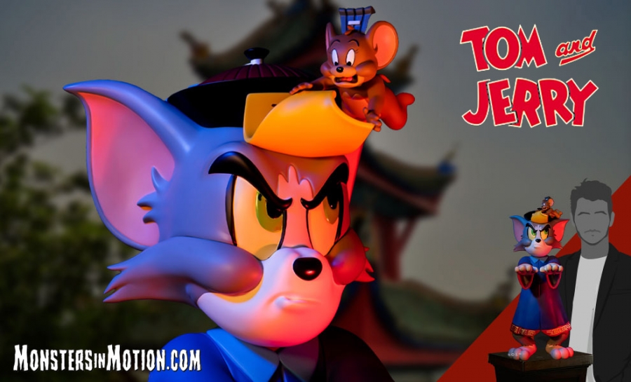 Tom and Jerry Chinese Vampire Giant Figure - Click Image to Close