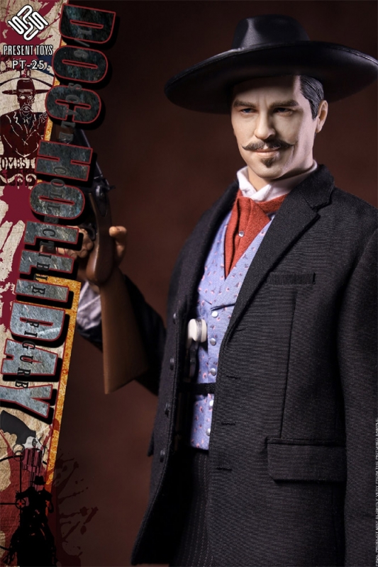 Tombstone Doc Holliday 1/6 Scale Figure by Present Toys - Click Image to Close