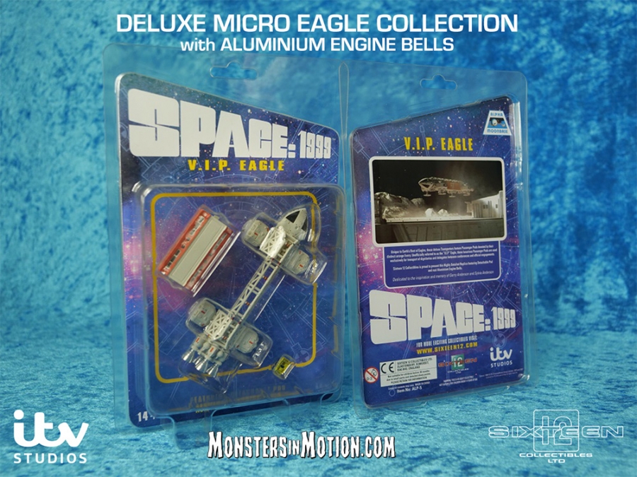 Space 1999 5.5" Micro VIP Eagle Transporter Diecast Replica - Click Image to Close