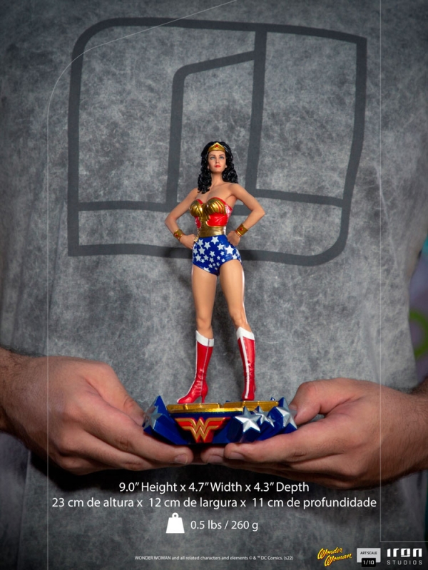 Wonder Woman Lynda Carter 1/10 Scale Statue by Iron Studios - Click Image to Close