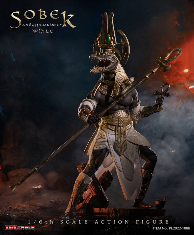 Egyptian God Sobek White Version 1/6 Scale Figure - Click Image to Close